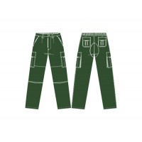 CALÇA H AB/F 2B/ALF. ELA/TRA.VERDE SAPADOR *